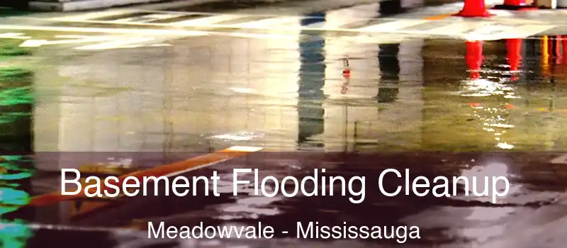 Basement Flooding Cleanup Meadowvale - Mississauga