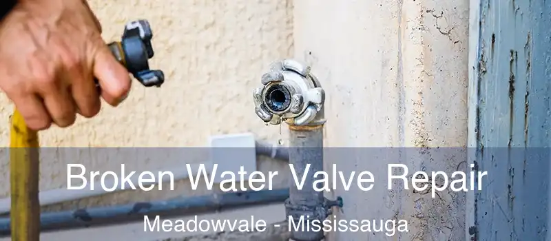 Broken Water Valve Repair Meadowvale - Mississauga