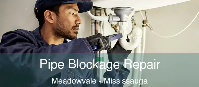 Pipe Blockage Repair Meadowvale - Mississauga