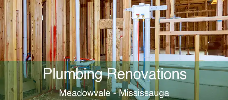 Plumbing Renovations Meadowvale - Mississauga