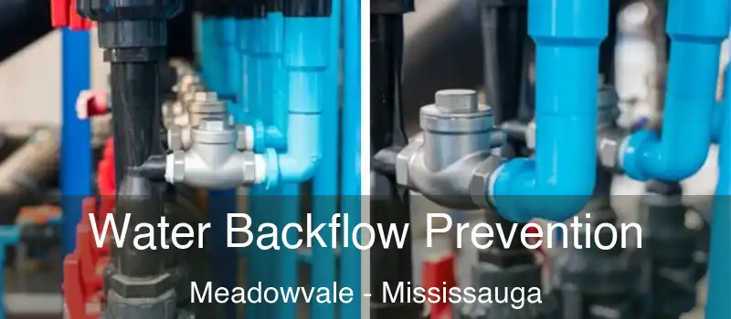 Water Backflow Prevention Meadowvale - Mississauga